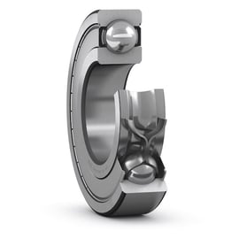Roulement rigide à billes inox - Déflecteur des deux côtés