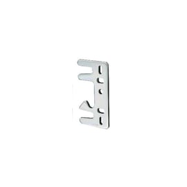 Gâche plate pour serrure de porte de garage EA571301 zingué