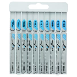 Kit de 10 lames de scie sauteuse BASIC FOR METAL