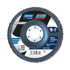 Disque à lamelles SUPER BLEUE DUO - plat - diamètre 125 mm