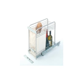 Panier pain bouteille laqué blanc