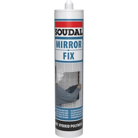 Mastic polymère spécial mirroir MIRROR FIX - 290 ml - blanc