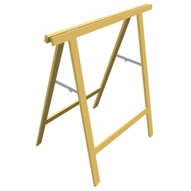 Tréteau T106 B bois - Hauteur : 770 mm - Charge maximale : 550 kg