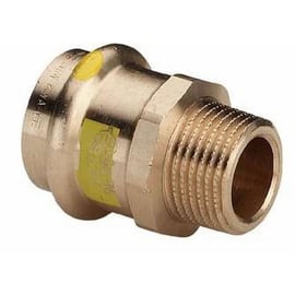 Pièce de transition bronze à sertir 2611 - 3/4" - 22 mm