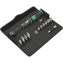 Clé dynamométrique à cliquet 1/4" avec embouts de vissage, douilles et accessoires Click-Torque A 6 Set 1 - 2,5-25 Nm Longueur : 290 mm Coffret textile de 20 pièces