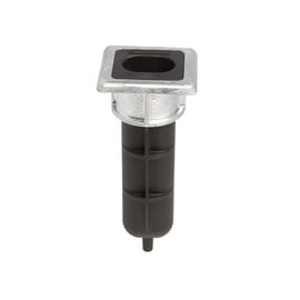 Gâche à sceller pour verrou de sol diamètre 20 mm noir