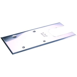 Plaque de recouvrement pour pivot de sol BTS 65 inox brossé