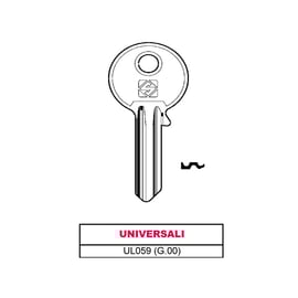 Ebauche de clé CUL059 plate