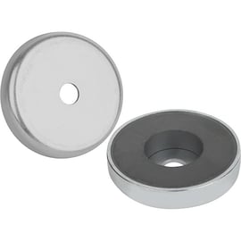 Aimant plat avec trou 9070