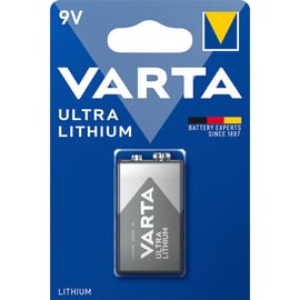 Pile ULTRA LITHIUM - Type de pile : 6LR61/LR61 - Tension : 9V - Nombre de piles : 1 - Type de conditionnement : blister