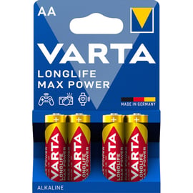 Pile LONGLIFE POWER MAX -  LR6/AA - 1,5 V - blister de 4