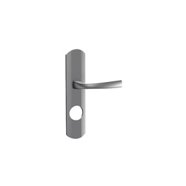 Demi-ensemble béquille MUZE pour serrure PROTECTIVE à béquille chromé velours