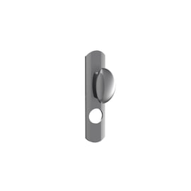Demi-ensemble bouton MUZE pour serrure PROTECTIVE palière à bouton chromé velours