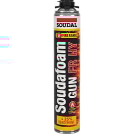 Mousse PU expansive pistolable Soudafoam FR HY GUN - 750 mL