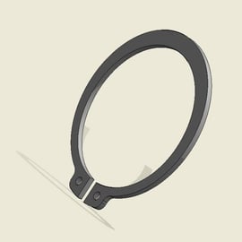 Circlips extérieur DIN 471 phosphaté