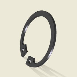 Circlips intérieur DIN 472 - 65 mm phosphaté