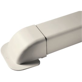 Goulotte pour passage mur avec angle blanc crème