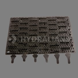 Brosse picot noir béton