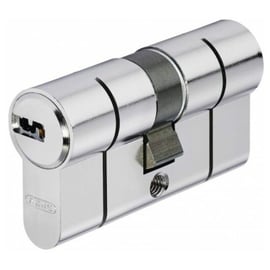 Cylindre 2 entrées D66 nickelé varié 45 x 60 mm