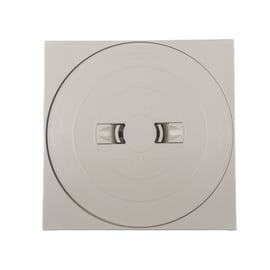 Couvercle skimmer rond clips et cadre carré ASTRAL Prestige