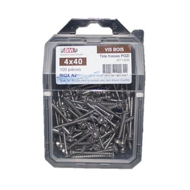 Vis pour panneaux agglomérés - 100 pièces - 4 x 40 mm
