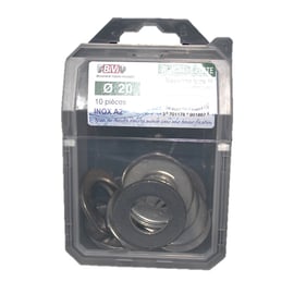 Rondelle plate moyenne (M) NFE 25514 Inox A2 Coque