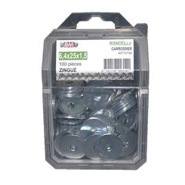 Rondelle plate carrossier Zingué Coque