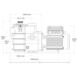 Pompe piscine MAX FLO 0.37kW monophasée