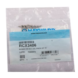 Set de 10 vis de fixation pour support de rouleaux AQUAVAC