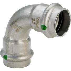 Courbe inox à sertir 90° femelle