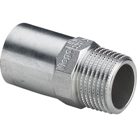Embout inox mâle à sertir fileté 23111