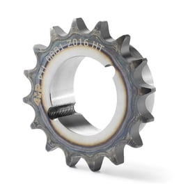 Pignon simple à moyeu amovible à denture trempée