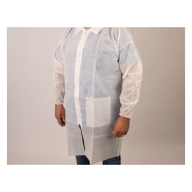 Blouse à usage court SafeWear™ blanche