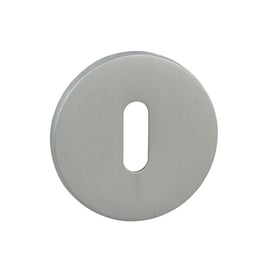 Rosace ronde pour béquille 1967 et 4153 nickel satiné clé L la paire