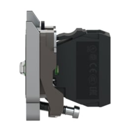 Corps voyant LED universelle ZB4BVB - 22 mm - blanc