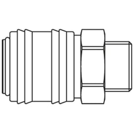 Coupleur rapide Basic profil ISO 6150 B série 24KAAW