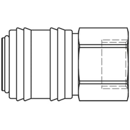 Coupleur rapide Basic profil ISO 6150 B série 24-KAIW