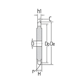 Disque pour chaîne simple