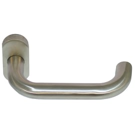 Béquille double sur rosace ovale inox MEDOC