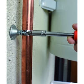 Clé de robinet avec douille traversante en coffret de 51 pièces