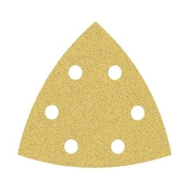 Feuille abrasive triangulaire 93 x 93 mm - Grain 60 - (5 pièces)