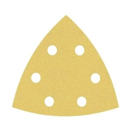 Feuille abrasive triangulaire 93 x 93 mm - Grain 120 - (5 pièces)