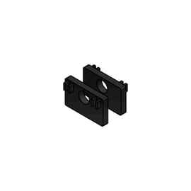 Butée caoutchouc pour pince à verre 45 x 45 mm