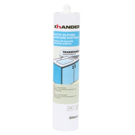 Mastic silicone sanitaire acétique