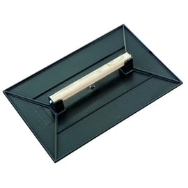Taloche rectangulaire en plastique avec manche en bois