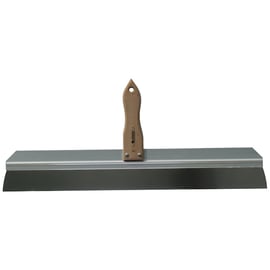 Couteau à enduire en inox avec manche bois 60 cm
