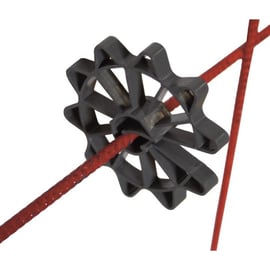 Cale d'armature verticale étoilée - 30 x 6/14 mm sac 1000 pièces