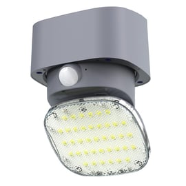 Applique solaire orientable aluminium 3 modes 2000 lm