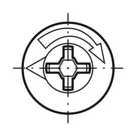 Ferrure d'assemblage pour meuble Minifix sans bord pour épaisseur de panneau 13 mm