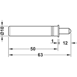 Amortisseur pour porte de meuble